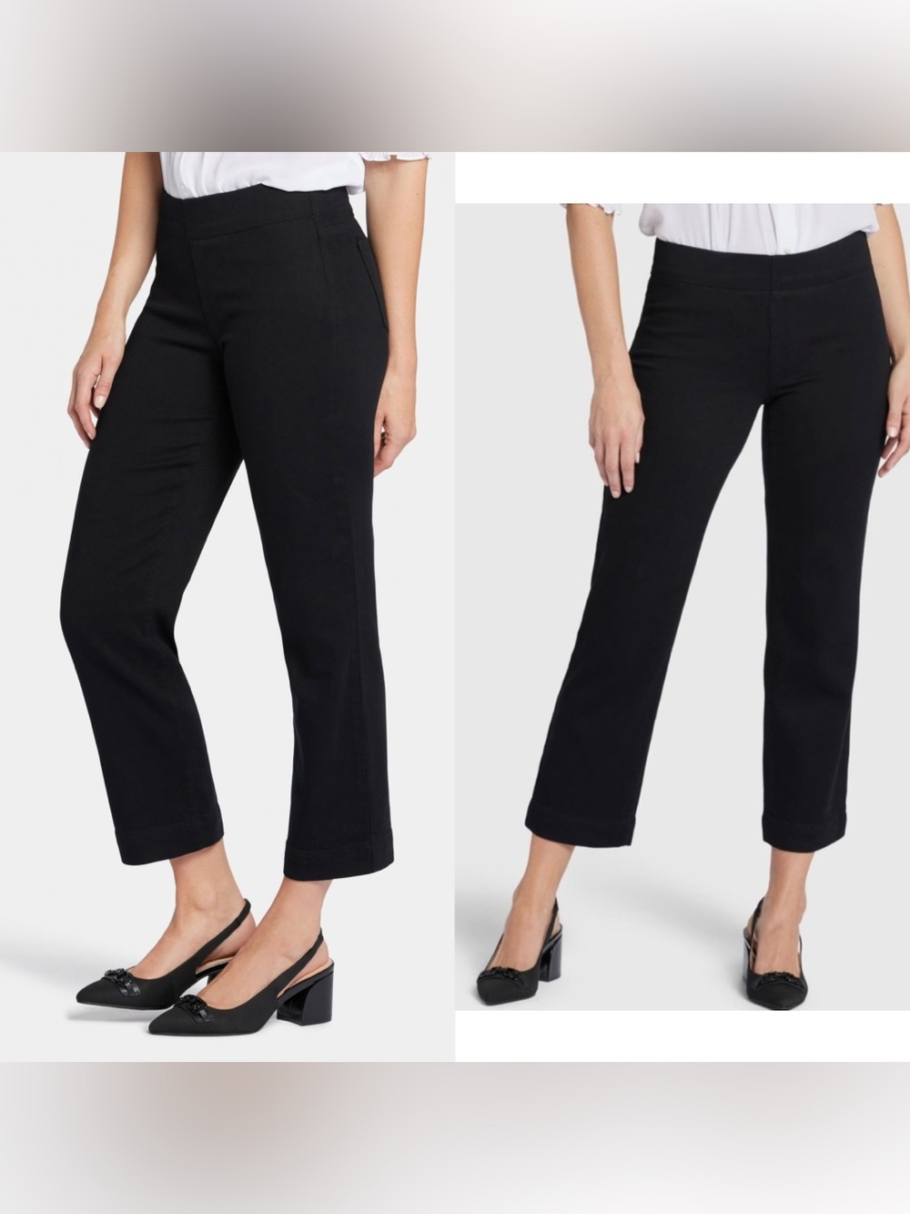 NYDJ Not Your Daughters Jeans Bailey Straight Relaxed Ankle Jeans NEW 2X Pull On